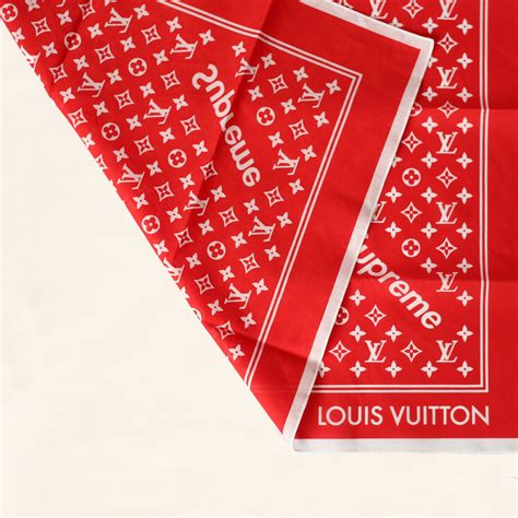 louis vuitton supreme bandana retail price|Louis Vuitton shoes.